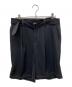 YOKE（ヨーク）の古着「BELTED WIDE LEG SHORTS」｜ブラック
