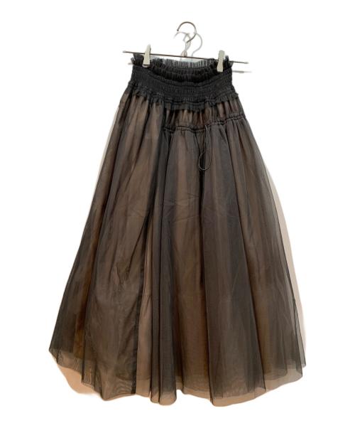 Snidel（スナイデル）Snidel (スナイデル) Sustainableチュールスカート グレー サイズ:1の古着・服飾アイテム