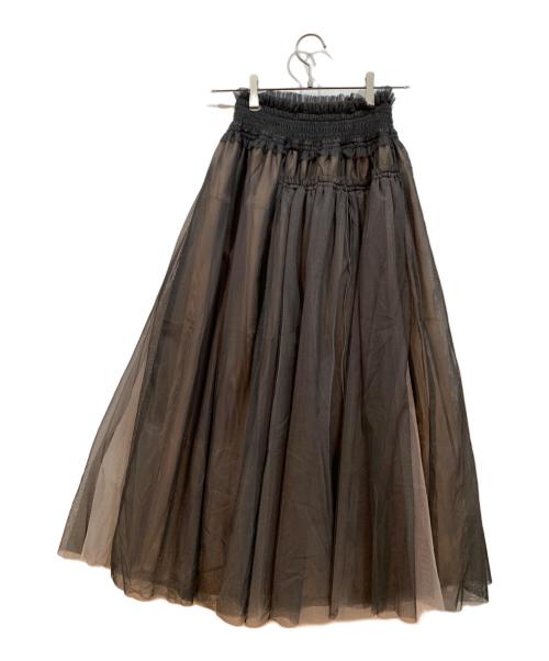 Snidel（スナイデル）Snidel (スナイデル) Sustainableチュールスカート グレー サイズ:1の古着・服飾アイテム