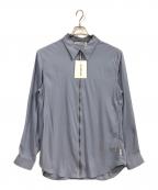 Acne studiosアクネ ストゥディオス）の古着「Zippered shirt」｜ダスティーブルー