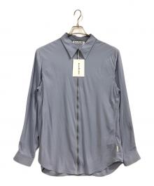 Acne studios（アクネ ストゥディオス）の古着「Zippered shirt」｜ダスティーブルー