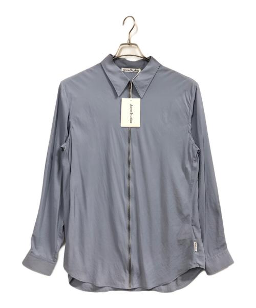 Acne studios（アクネ ストゥディオス）Acne studios (アクネ ストゥディオス) Zippered shirt ダスティーブルー サイズ:46の古着・服飾アイテム