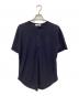 ZUCCA（ズッカ）の古着「シアーワッフルＴシャツ」｜ネイビー