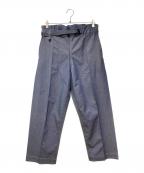 me ISSEY MIYAKEミーイッセイ ミヤケ）の古着「フラットデニムパンツ」｜インディゴ