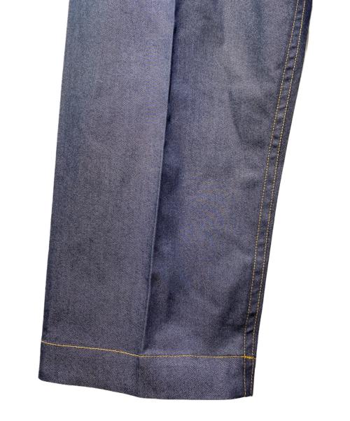 me ISSEY MIYAKE（ミーイッセイ ミヤケ）me ISSEY MIYAKE (ミーイッセイ ミヤケ) フラットデニムパンツ インディゴ サイズ:Freeの古着・服飾アイテム