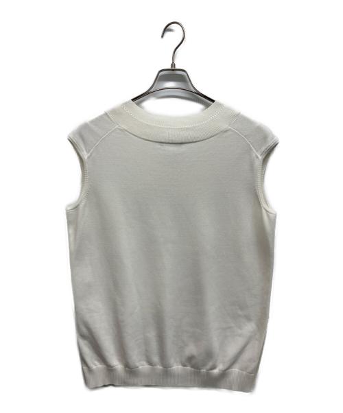theory luxe（セオリーリュクス）theory luxe (セオリーリュクス) Vネックプルオーバー アイボリー サイズ:38の古着・服飾アイテム