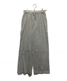 theory luxe（セオリーリュクス）の古着「Crisp Linen Mian イージーパンツ」｜グレー