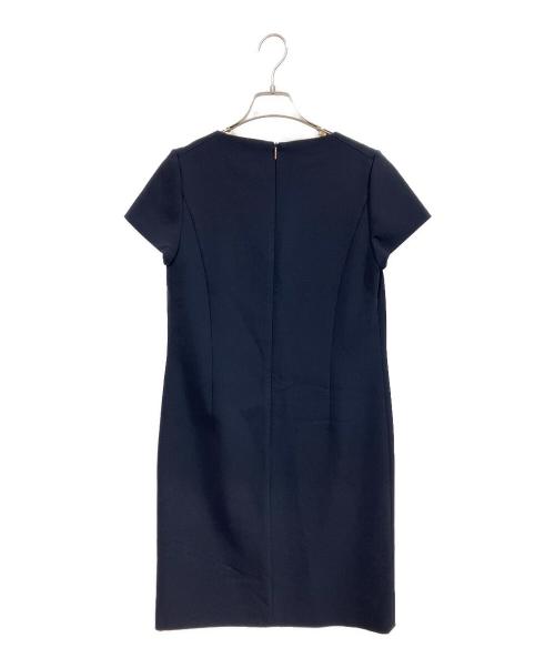 BOSS HUGO BOSS（ボス ヒューゴボス）BOSS HUGO BOSS (ボス ヒューゴボス) 切替ワンピース ネイビー サイズ:DE36/FR38の古着・服飾アイテム