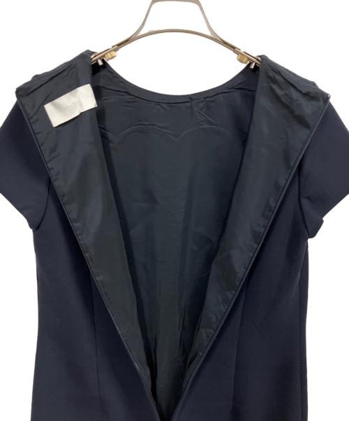 BOSS HUGO BOSS（ボス ヒューゴボス）BOSS HUGO BOSS (ボス ヒューゴボス) 切替ワンピース ネイビー サイズ:DE36/FR38の古着・服飾アイテム