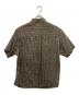 STEVEN ALAN (スティーブンアラン) CELL/PRNT REGULAR COLLAR SHORT SLEEVE SHIRT（CELL/PRNT レギュラーカラーショートスリーブシャツ） ブラウン サイズ:S：6000円