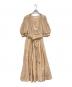 HER LIP TO（ハーリップトゥ）の古着「Airy Volume Sleeve Dress」｜ベージュ