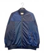 yousedユーズド）の古着「PATCHWORK LOOSE JOG TOP」｜ネイビー