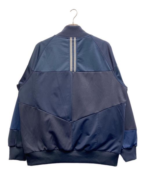 yoused（ユーズド）yoused (ユーズド) PATCHWORK LOOSE JOG TOP ネイビー サイズ:FREEの古着・服飾アイテム