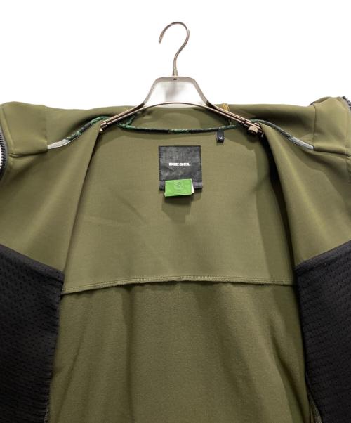 DIESEL（ディーゼル）DIESEL (ディーゼル) ジップジャケット グリーン サイズ:Mの古着・服飾アイテム