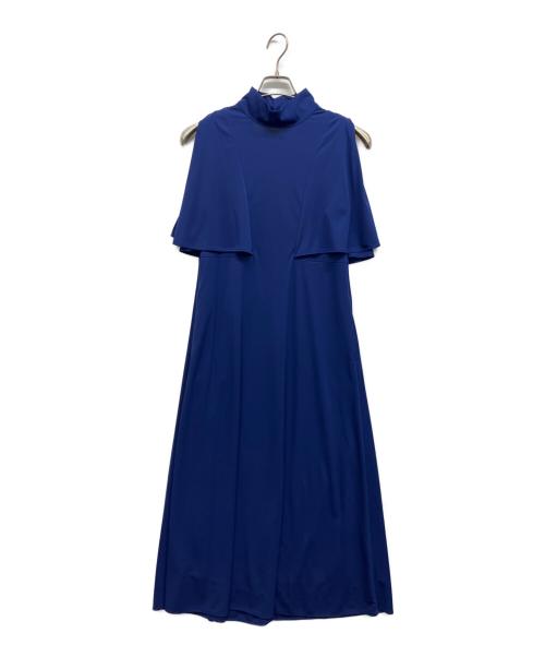 CELFORD（セルフォード）CELFORD (セルフォード) スムースロングワンピース ブルー サイズ:36の古着・服飾アイテム