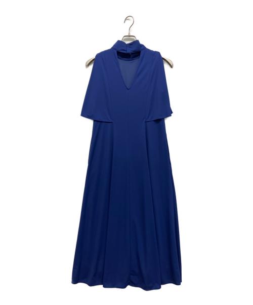CELFORD（セルフォード）CELFORD (セルフォード) スムースロングワンピース ブルー サイズ:36の古着・服飾アイテム
