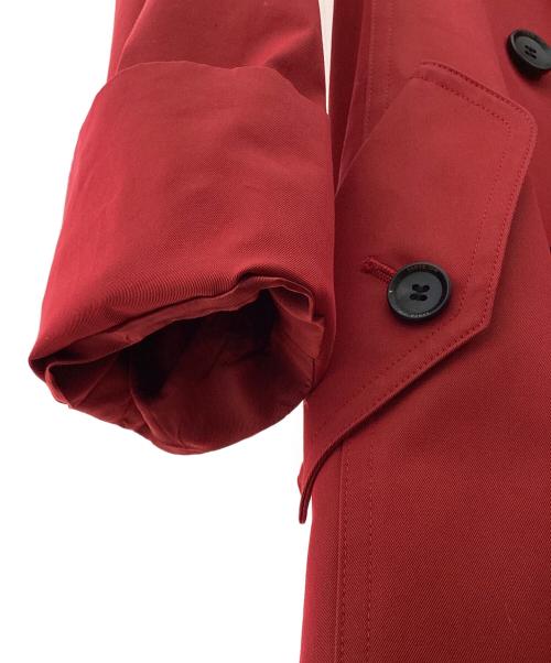 SANYO（サンヨー）SANYO (サンヨー) スタンダードモデル ダブルトレンチコート レッド サイズ:40の古着・服飾アイテム