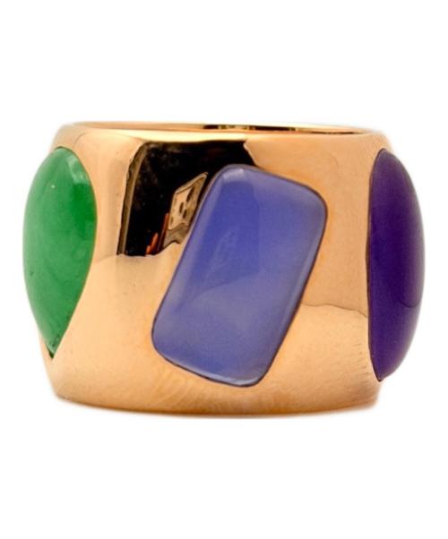 MATTIOLI（マッティオリ）MATTIOLI (マッティオリ) マルチカラーストーンリング サイズ:14号の古着・服飾アイテム