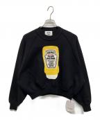 heinz×furfurハインツ×ファーファー）の古着「ボトルモチーフセーター」｜ブラック