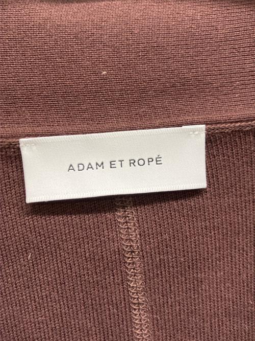Adam et Rope（アダム エ ロペ）Adam et Rope (アダム エ ロペ) ハートボタンミドルカーディガン ブラウン サイズ:Freeの古着・服飾アイテム