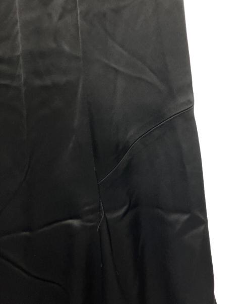 anuans（アニュアンス）anuans (アニュアンス) マキシムサテンスカート ブラック サイズ:Mの古着・服飾アイテム