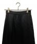 中古・古着 anuans (アニュアンス) マキシムサテンスカート ブラック サイズ:M：6000円