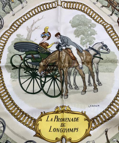 HERMES（エルメス）HERMES (エルメス) カレ90 ピンクの古着・服飾アイテム