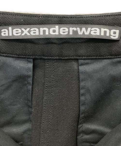 ALEXANDER WANG（アレキサンダー・ワン）ALEXANDER WANG (アレキサンダー・ワン) フロントスリットスカート ブラック サイズ:24の古着・服飾アイテム