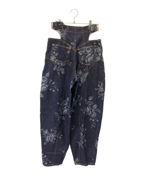 FETICO（フェティコ）FETICO (フェティコ) ROSE DENIM HIGH-WAIST JEANS インディゴ サイズ:1の古着・服飾アイテム