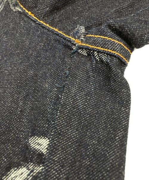FETICO（フェティコ）FETICO (フェティコ) ROSE DENIM HIGH-WAIST JEANS インディゴ サイズ:1の古着・服飾アイテム