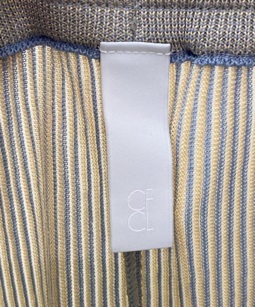 CFCL（シーエフシーエル）CFCL (シーエフシーエル) HYPHA LUCENT TIGHT FLARE PANTS ROBIN EGG BLUE-BISQU サイズ:3の古着・服飾アイテム