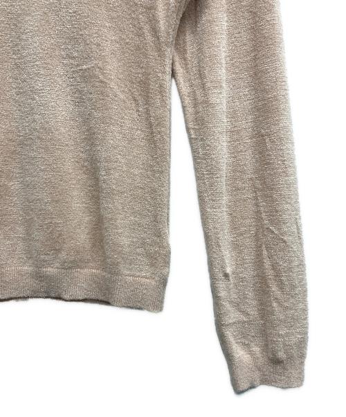 H BEAUTY&YOUTH（エイチ ビューティー&ユース）H BEAUTY&YOUTH (エイチ ビューティー&ユース) モールヤーン ポロカラーニット ピンク サイズ:Freeの古着・服飾アイテム