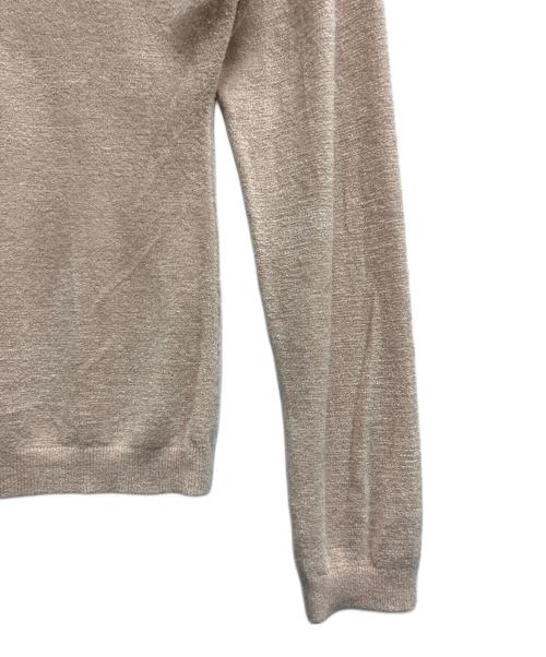 H BEAUTY&YOUTH（エイチ ビューティー&ユース）H BEAUTY&YOUTH (エイチ ビューティー&ユース) モールヤーン ポロカラーニット ピンク サイズ:Freeの古着・服飾アイテム