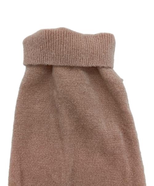 H BEAUTY&YOUTH（エイチ ビューティー&ユース）H BEAUTY&YOUTH (エイチ ビューティー&ユース) モールヤーン ポロカラーニット ピンク サイズ:Freeの古着・服飾アイテム