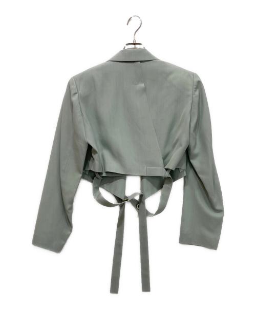 Ujoh（ウジョー）UJOH (ウジョー) ラップショートジャケット グリーン サイズ:3の古着・服飾アイテム