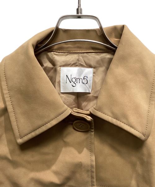 Ngm.S（ナゴミ エス）Ngm.S (ナゴミ エス) SOUTIEN COLLAR ジャケット&ラップスカート キャメル サイズ:FREEの古着・服飾アイテム