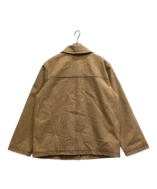 Ngm.S（ナゴミ エス）Ngm.S (ナゴミ エス) SOUTIEN COLLAR ジャケット&ラップスカート キャメル サイズ:FREEの古着・服飾アイテム