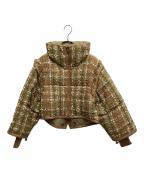 WRINNリン）の古着「4wayリバーシブルツイードダウン」｜キャメル