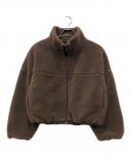 WRINNリン）の古着「エコファーブルゾン」｜ブラウン
