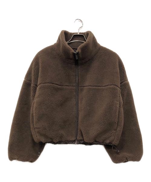 WRINN（リン）WRINN (リン) エコファーブルゾン ブラウン サイズ:38の古着・服飾アイテム
