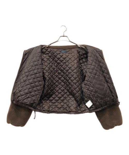 WRINN（リン）WRINN (リン) エコファーブルゾン ブラウン サイズ:38の古着・服飾アイテム