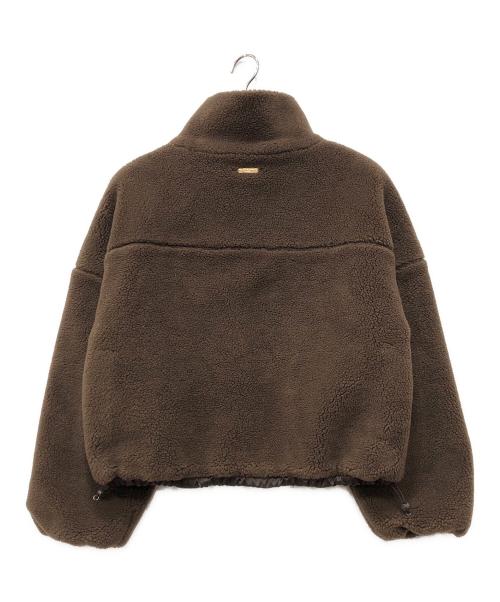 WRINN（リン）WRINN (リン) エコファーブルゾン ブラウン サイズ:38の古着・服飾アイテム
