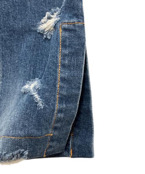 DOLCE & GABBANA（ドルチェ＆ガッバーナ）DOLCE & GABBANA (ドルチェ＆ガッバーナ) ダメージ加工デニムパンツ ブルー サイズ:38の古着・服飾アイテム