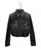 DSQUARED2ディースクエアード）の古着「ミニウエスタンシャツ」｜ブラック