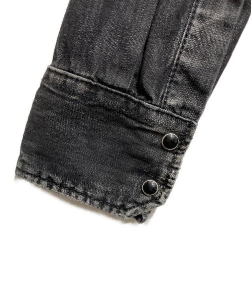 DSQUARED2（ディースクエアード）DSQUARED2 (ディースクエアード) ミニウエスタンシャツ ブラック サイズ:38の古着・服飾アイテム