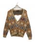 DSQUARED2（ディースクエアード）の古着「Embroidered Wool Blend Cardigan」｜ベージュ
