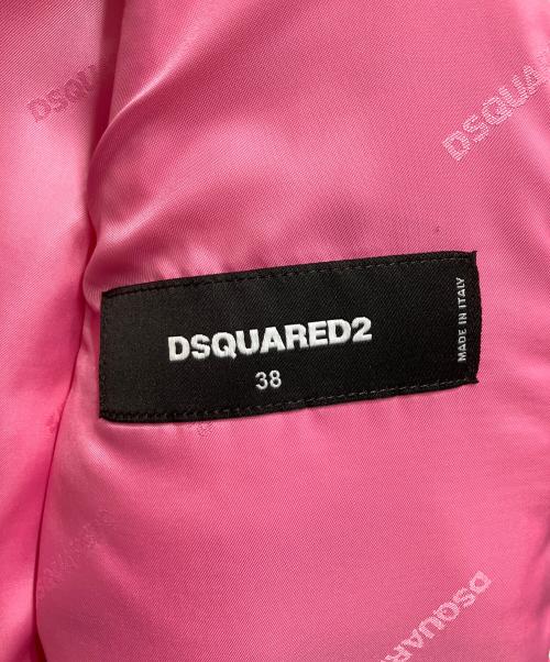 DSQUARED2（ディースクエアード）DSQUARED2 (ディースクエアード) ビジュートリム クロップドジャケット ホワイト サイズ:38の古着・服飾アイテム