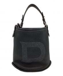 DELVAUX（デルヴォー）の古着「パン ミニ バケットハンドバッグ」｜ブリティッシュグリーン