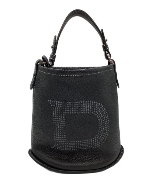 DELVAUX（デルヴォー）DELVAUX (デルヴォー) パン ミニ バケットハンドバッグ ブリティッシュグリーン サイズ:下記参照の古着・服飾アイテム