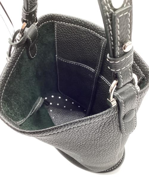 DELVAUX（デルヴォー）DELVAUX (デルヴォー) パン ミニ バケットハンドバッグ ブリティッシュグリーン サイズ:下記参照の古着・服飾アイテム